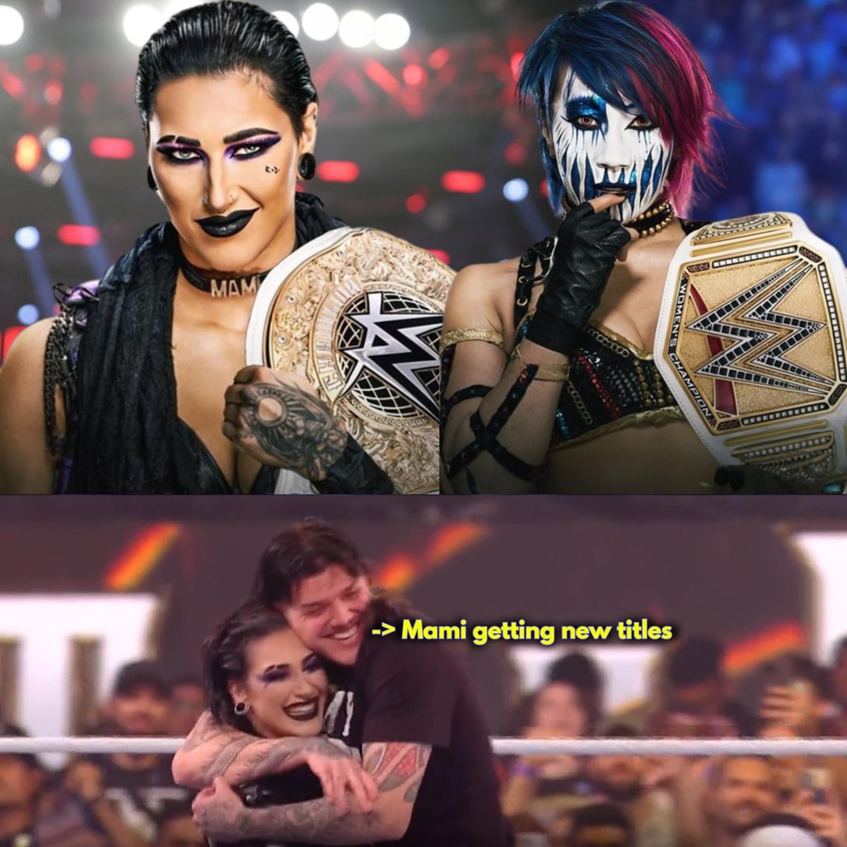 mccurrent86's tweet photo. .@thewadekeller Just finish the flagship this week, and I figured you would appreciate this meme. (In regards to the women’s title belt.) https://t.co/QRvrg1eS0G