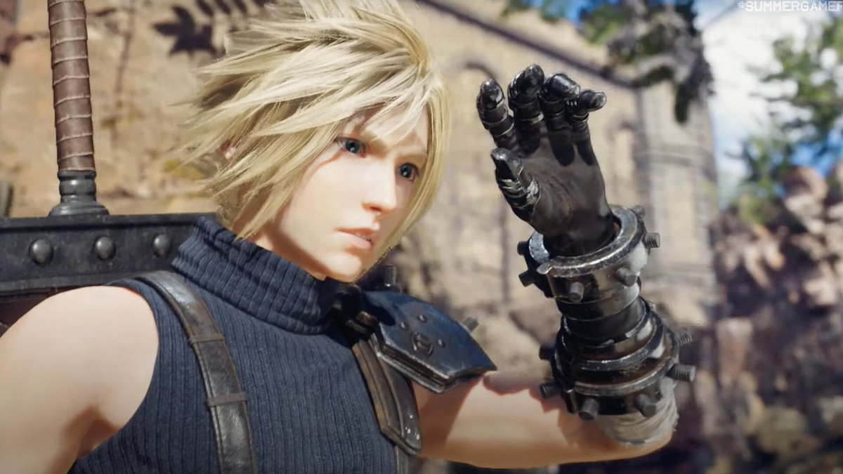 IGN's tweet photo. Square Enix officially revealed the first trailer for Final Fantasy VII Rebirth at  #SummerGameFest alongside a release window of early 2024. #IGNSummerOfGaming https://t.co/WRtxlzRJXk https://t.co/0jLWoDkxEm