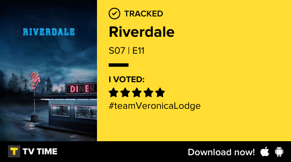 limarie90's tweet photo. I've just watched episode S07 | E11 of Riverdale! https://t.co/wwG4KEjk5P #tvtime https://t.co/Iew78hWuCH