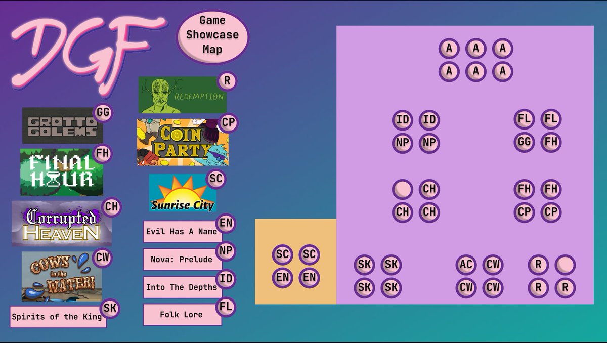 DePaulGameFest's tweet photo. Here's the layout for the festival! Join us in the Jarvis Center, on the Concourse level of the DePaul Center building!

Please note that the rooms numbered "1", "2", and "3" are the rooms reserved for resume reviews! https://t.co/Ssu4q9XOxX
