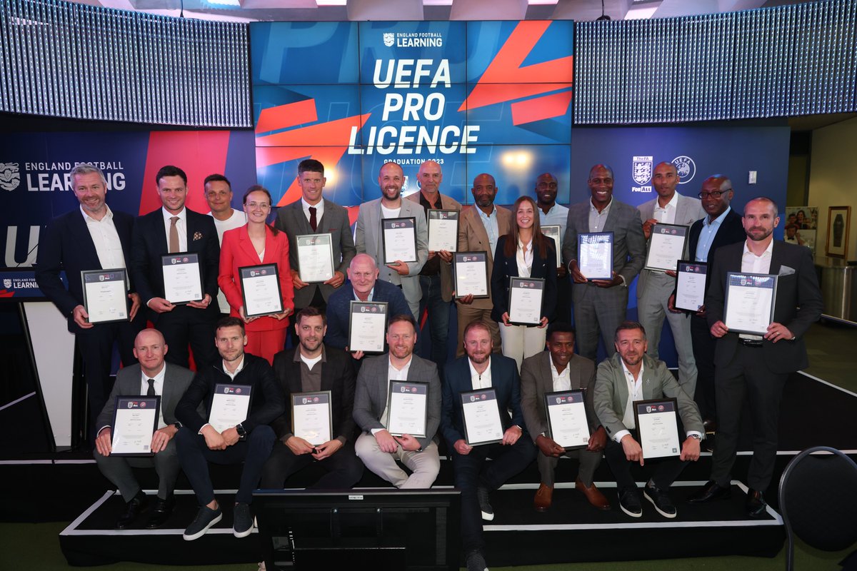 The UEFA Pro Licence class of 2023 ⚽