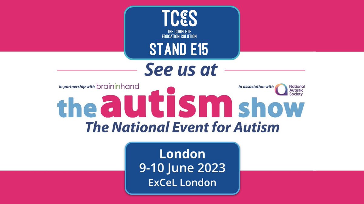 The Complete Education Solution (@tcesgroup) on Twitter photo If you're going to @TheAutismShow tomorrow (Fri 9 June), make sure you join TCES therapy and inclusion experts <a href="/KirstenRoyTCES/">Kirsten Roy</a> and David Coulter in the Hub Theatre 2 for a practical presentation on #EBSA and #autism. We're on Stand E15 so come and say hello <a href="/Autism/">National Autistic Society</a> <a href="/brain_in_hand/">Brain in Hand</a> If you're going to @TheAutismShow tomorrow (Fri 9 June), make sure you join TCES therapy and inclusion experts <a href="/KirstenRoyTCES/">Kirsten Roy</a> and David Coulter in the Hub Theatre 2 for a practical presentation on #EBSA and #autism. We're on Stand E15 so come and say hello <a href="/Autism/">National Autistic Society</a> <a href="/brain_in_hand/">Brain in Hand</a>