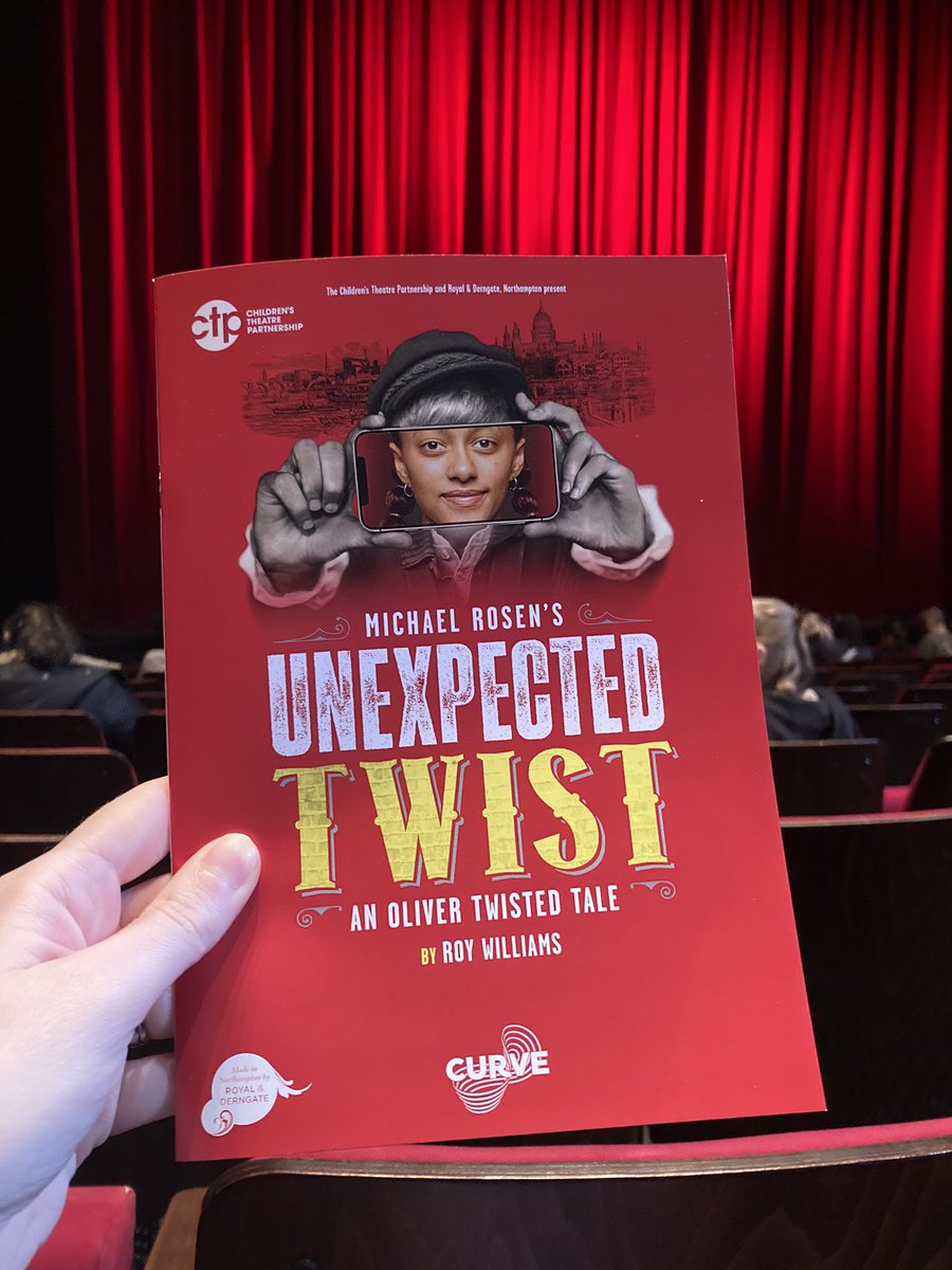 Another visit to @CurveLeicester to see Michael Rosen and Roy Williams’ modern take on a Dickens classic. @TWISTonstage presents the tale of Oliver Twist as you’ve never seen it before, complete with beatboxing and iPhones!