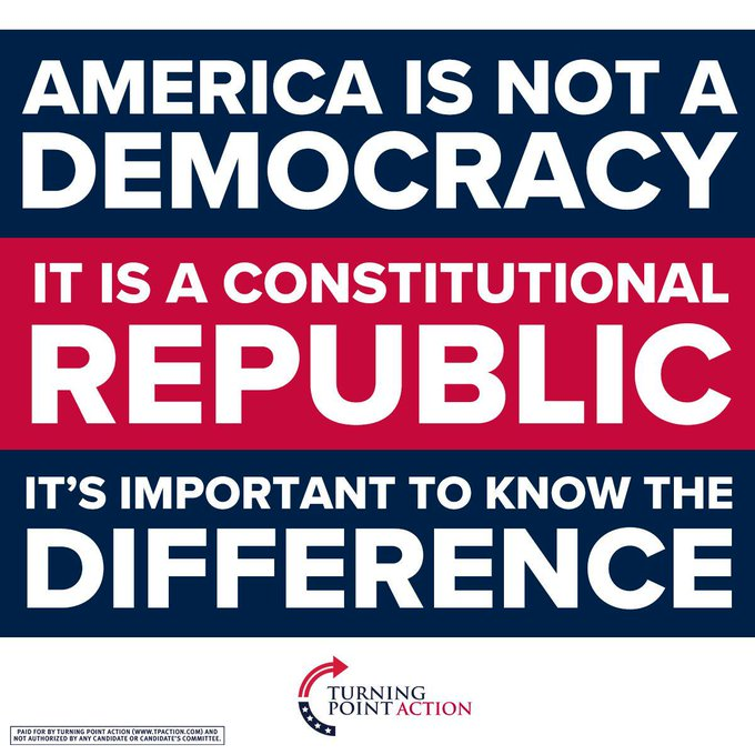 CoyoteManUS's tweet photo. There is a difference. The media lies every day and claims it's a democracy. https://t.co/L2lZgrSIbR
