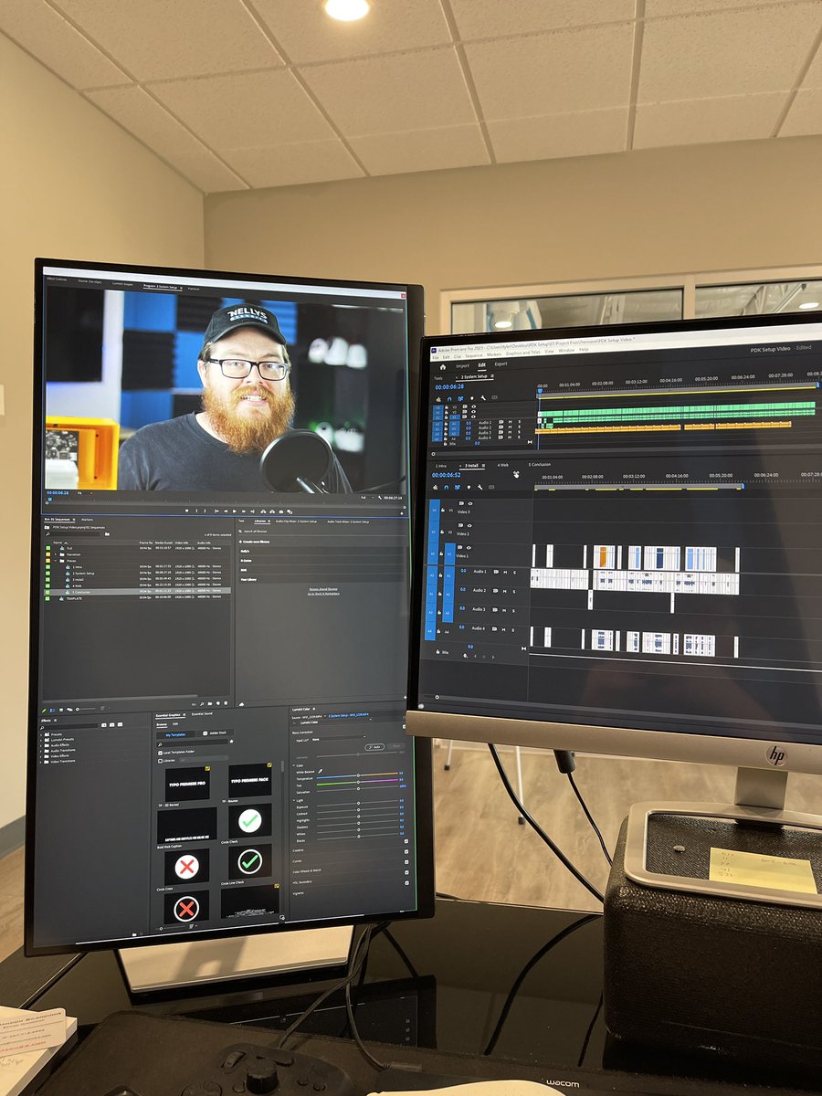 Ok why haven’t you all told me that I could turn my monitor sideways and 10x my video editing productivity?? 🤯