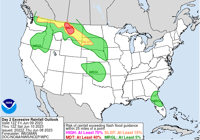 LimWeather's tweet photo. D2 NWS WPC Excessive Rainfall Outlook
MDT risk of #FlashFlood in N #Montana state esp #Harve, #Lewiston, #Forestgrove cities
#USwx #wxtwitter #MTwx https://t.co/1VQvPbby5A