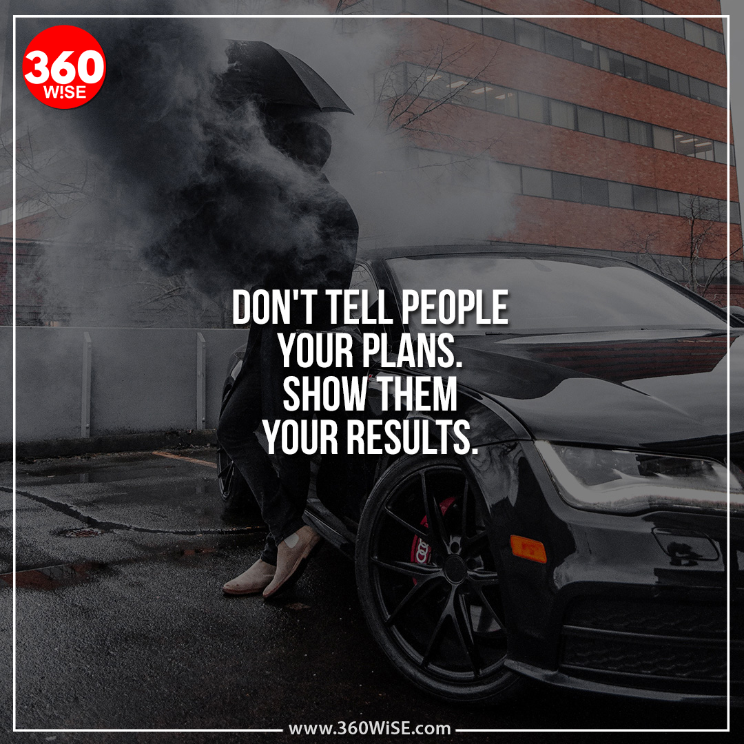 How many of you developed the art of planning, plotting, adjusting with the market shifting, and then launching?

  #360WiSE