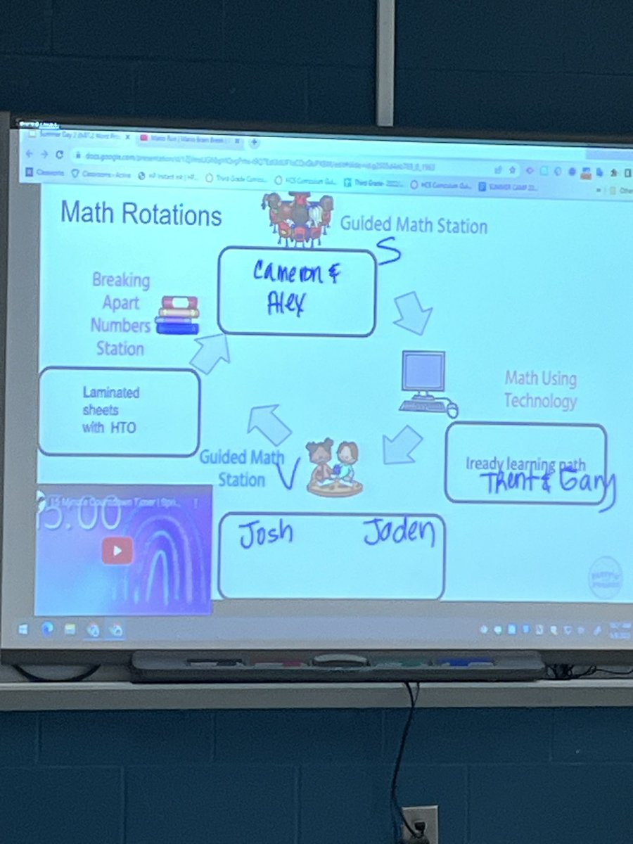 Addressing misconceptions, collaboration, learning targets, and station rotations today at another day of #summerlearning #Math #summercamp #learningandgrowing