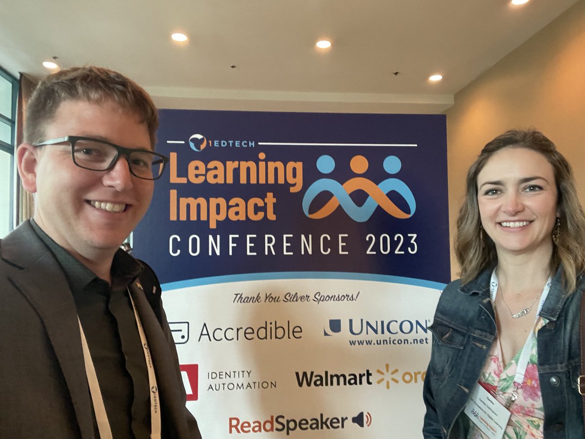 Thank you @LearningImpact for the warm welcome (but not weather) this week! @tdiesch and @msdcottingham learned a lot from both sessions and networking with the various participants of #LearningImpact23 #bced #digitallearning #ProfessionalDevelopment #BlendEdBC @CANeLearn