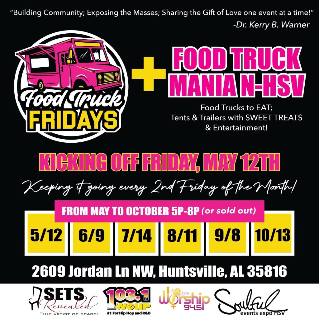 We’re back at it tomorrow! Almost 20 food trucks will be at WEUP! Grab your family and come out tomorrow, June 9th! Starts at 5!