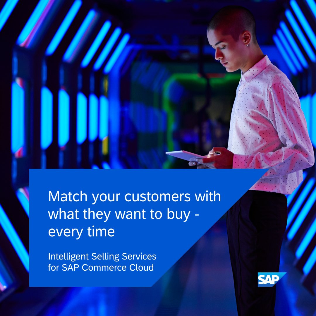 websrphr's tweet image. Offer product recommendations personalized with AI 🤖 

Match your customers with what they want to buy - every time!

📺 Watch ⤵️
imsap.co/6017OItBV

#IntelligentSelling #SAPCommerceCloud #AI