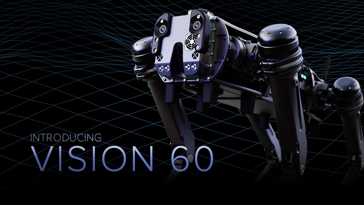 Introducing the Ghost Robotics VISION 60 Q-UGV, a mid-sized ground drone for use in a broad range of unstructured urban and natural environments. Learn more about this unique solution and how it can help you revolutionize your ground drone operations!  hubs.li/Q01SV_hR0