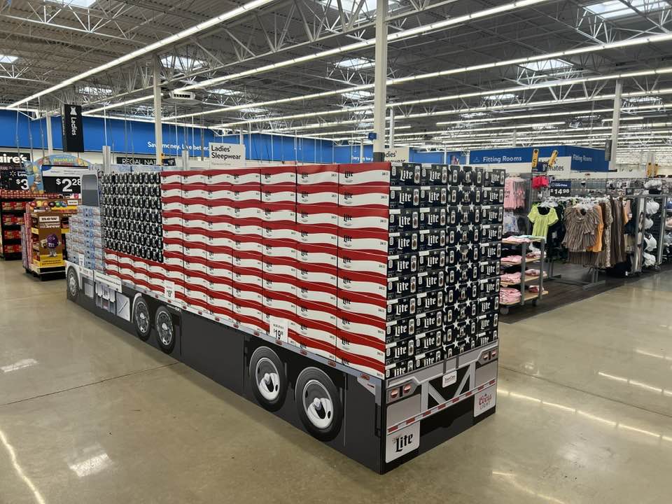 Our Team is coming in with plenty of beer ahead of the 4th of July! Thanks to our teammates Jeff, John, and Jordan for this awesome display in #Tallahassee! #BeerDistributor #FollowYourBeer