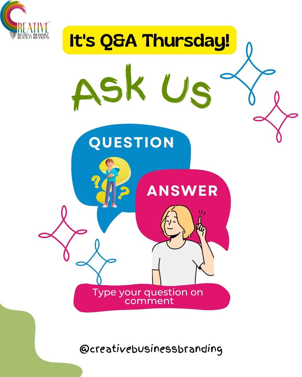 It's Q&A Thursday! 🌟🗣️

Got marketing questions? We've got the answers! 💡🔥

Ask us anything related to digital marketing, social media strategies, branding, or any other burning marketing topics. 🚀💼

Drop your questions below! 💪💬

#QandAThursday #AskTheExperts