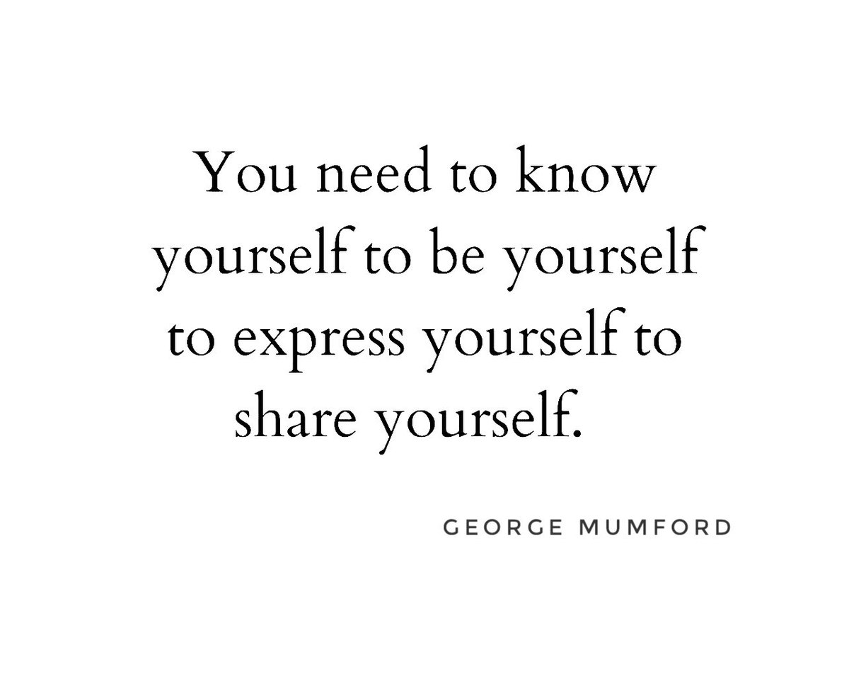 gtmumford's tweet photo. How do you Unlock? My new book is all about that, but at some level it’s this simple: “You need to know yourself to be yourself to express yourself to share yourself."
https://t.co/WZY4bl7xog
#unlocked
#unlockedbook
#knowyourself
#beyourself
#expressyourself
#shareyourself https://t.co/UXymyatG5O