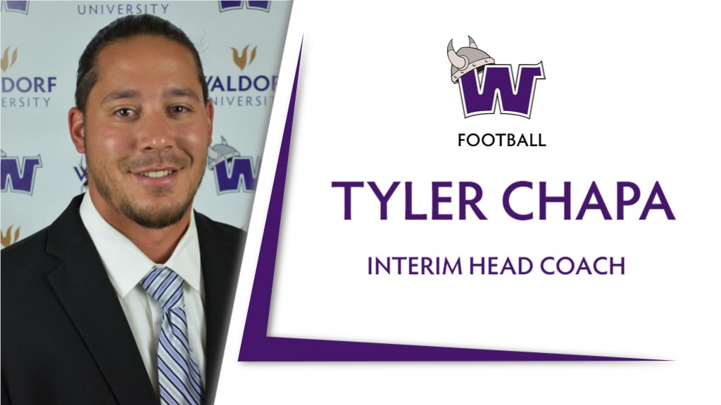 Congratulations to the new Interim Head Coach of <a href="/wu_football/">Waldorf Football</a>, <a href="/CoachChapaWUDB/">Coach Chapa</a>!  

Coach Chapa will lead the Warriors in the 2023 season.

READ MORE: waldorfwarriors.com/general/2022-2…