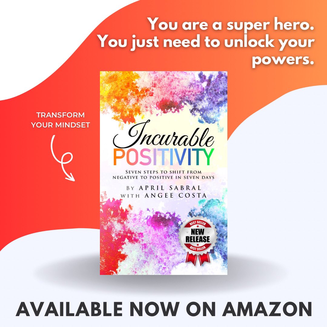 A positive mental attitude is a super power and not everyone uses it! Think about the ways positive thinking could transform your family, relationship, career and mental health for the better. Incurable Positivity is available now on Amazon! #PositiveEnergy