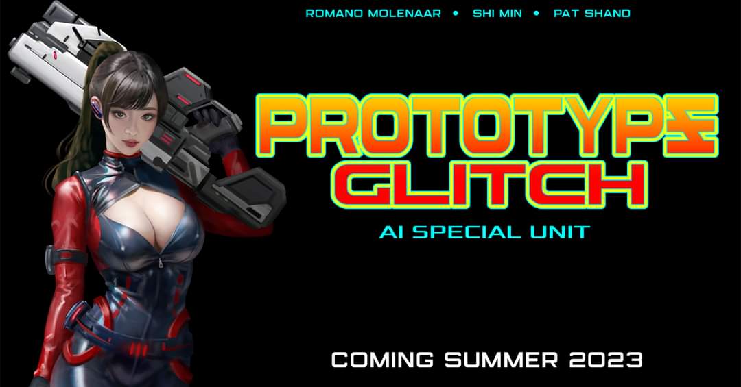 beamazedstudio's tweet photo. My new IP Coming Summer 2023
Story by Pat Shand
Art by Romano Molenaar
Art by Shi Min
Follow Prototype Glitch on all social media platforms
INSTAGRAM - https://t.co/cBpH5gHuOc
FACEBOOK - https://t.co/lcdmI6FyKw
#ai #cyberpunk #prototypeglitch #indiecomicbookcreators #art https://t.co/nqmPuSKQFg