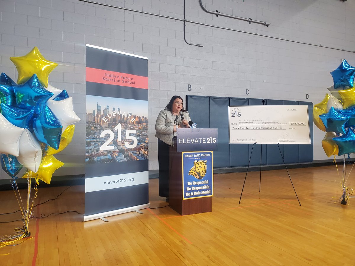 We did a thing today! Pan Am is a recipient of the Elevate 215 grant. With a fine tuned focus on SEL, Math and PD we will definitely elevate experiences for our students and staff next year. <a href="/panamcs2008/">Pan American Academy Charter School</a> #grantwinners #celebrategoodtimescmon #PAACS