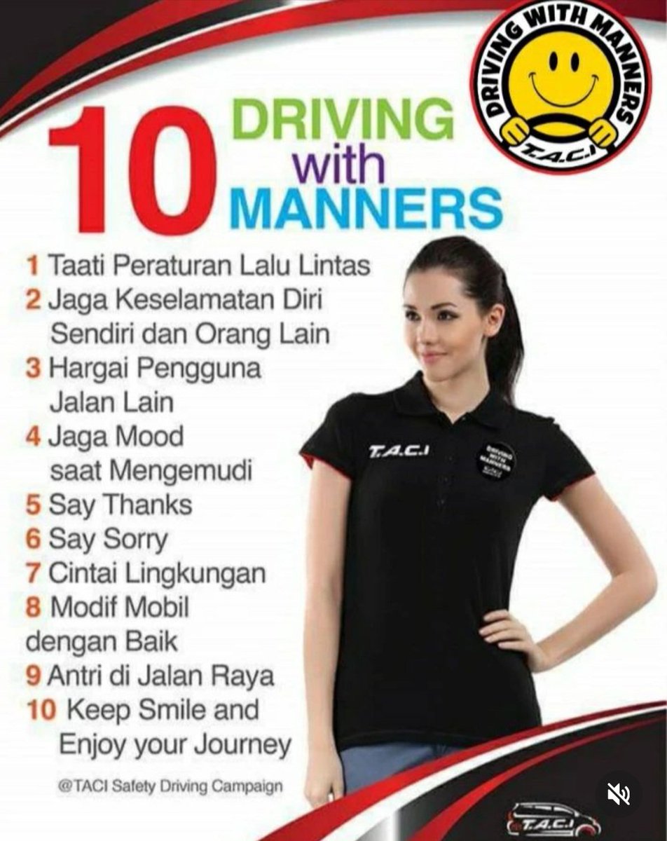 riyancancer's tweet image. 10 poin #DrivingWithManners #TACI campaign dalam berkendara
@TACI Safety Driving Campaign
#InfoTACI #toyotaavanza #toyota #avanza #komunitasotomotif #clubotomotif #toyotaavanzaclubindonesia #drivingwithmanners #safetydriving #campaign #tertiblalulintas #alwaysdrivesafely