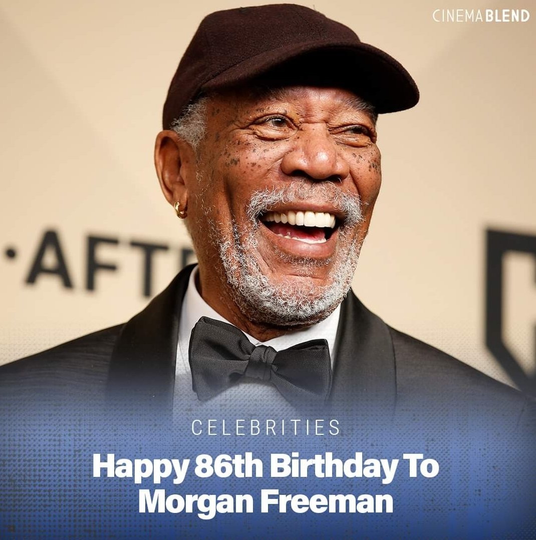 Happy Birthday to Morgan Freeman! : Getty 