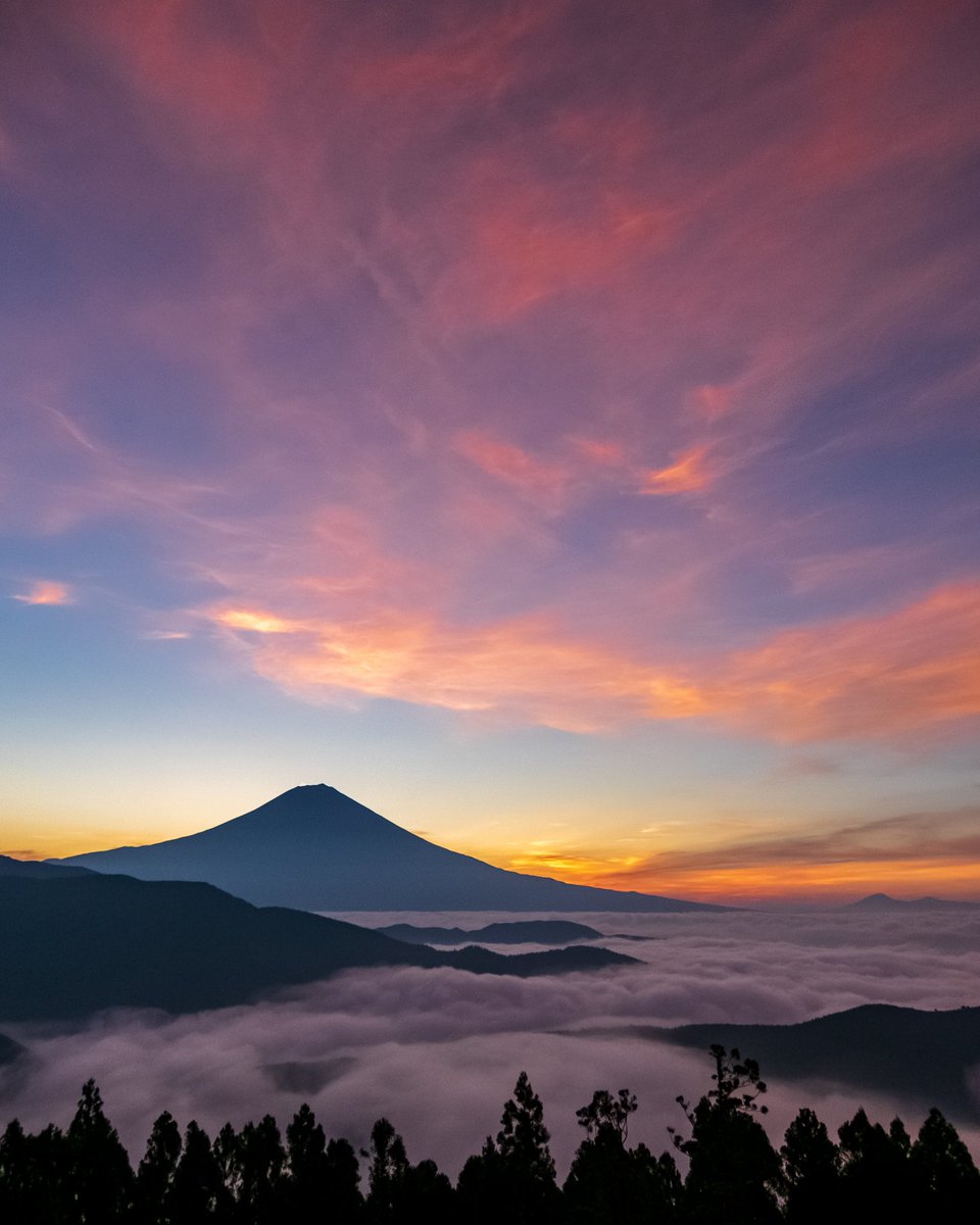 朝焼けと雲海

南部町にて以前撮影

#富士山 #朝焼け #雲海