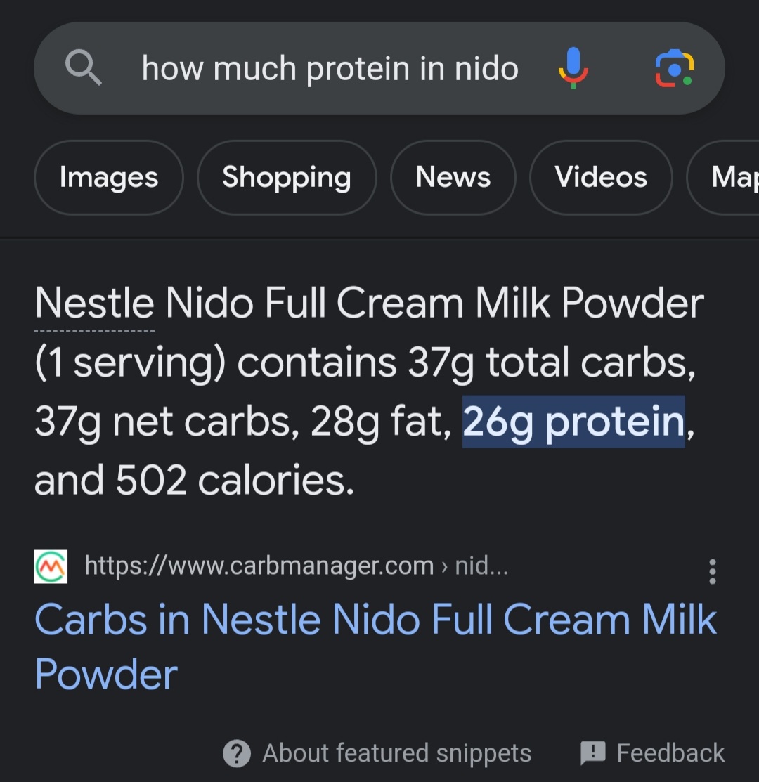 talhah_q's tweet image. WHY tf have i been investing in protein when i could just get Nido😭😭😭