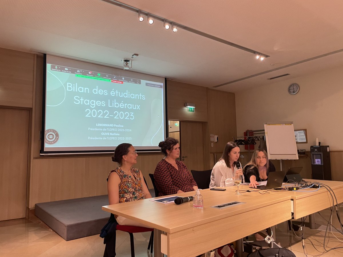 yvantourjansky's tweet photo. Beau bilan en présence de l’université paris cité, de l’@ARS_IDF , de la présidente du @OrthoptisteSNAO de la nouvelle et l’ancienne présidente de la @La_FFEO des tuteurs libéraux qui montre toute la richesse de l’exercice libéral et des orthoptistes libéraux . Bravo @vdissat https://t.co/X4P4HCOLvz