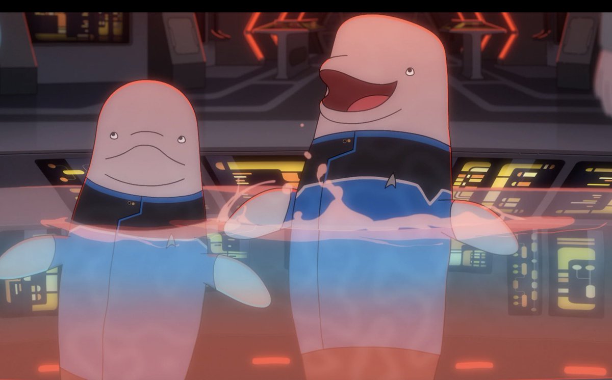 One of my favorite departments in #StarTrek - Cetacean Ops!!      Happy #WorldOceansDay !