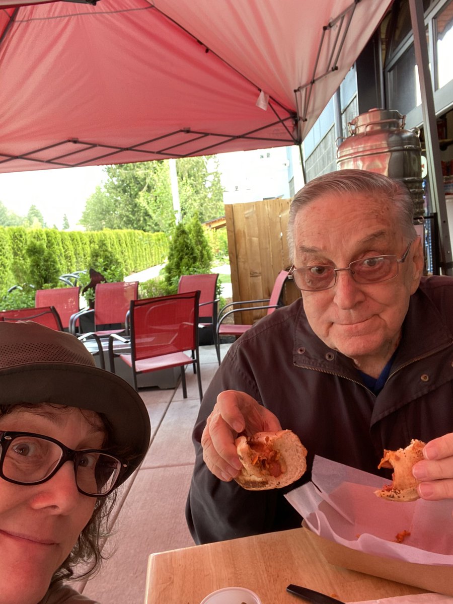 First time at #PintsDogHouse, 🌭 and we recommend the one with peanut butter!