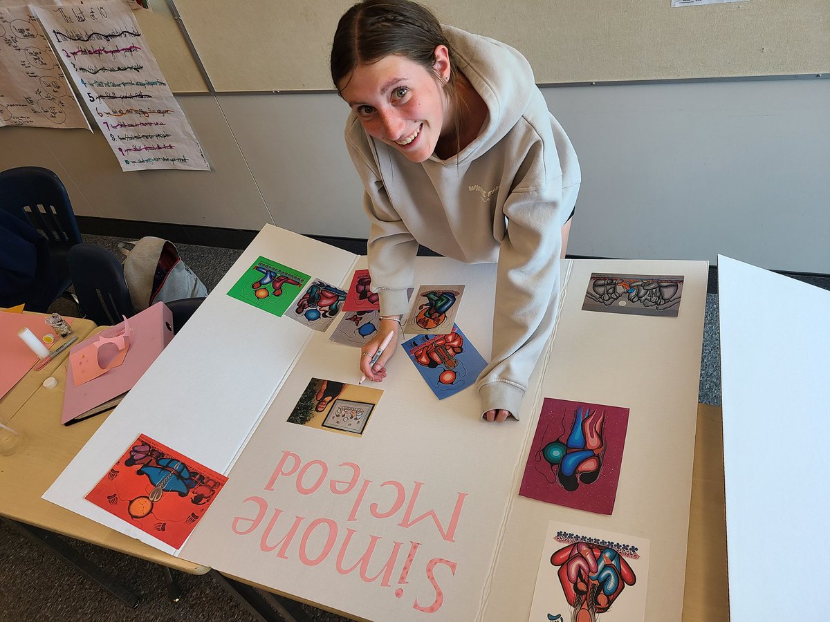 lkopy's tweet photo. @VernonSecondary Contemp. Indigenous Studies 12 preparing their Reclaiming Indigenous Culture projects! #sd22learns https://t.co/ys459obOTZ