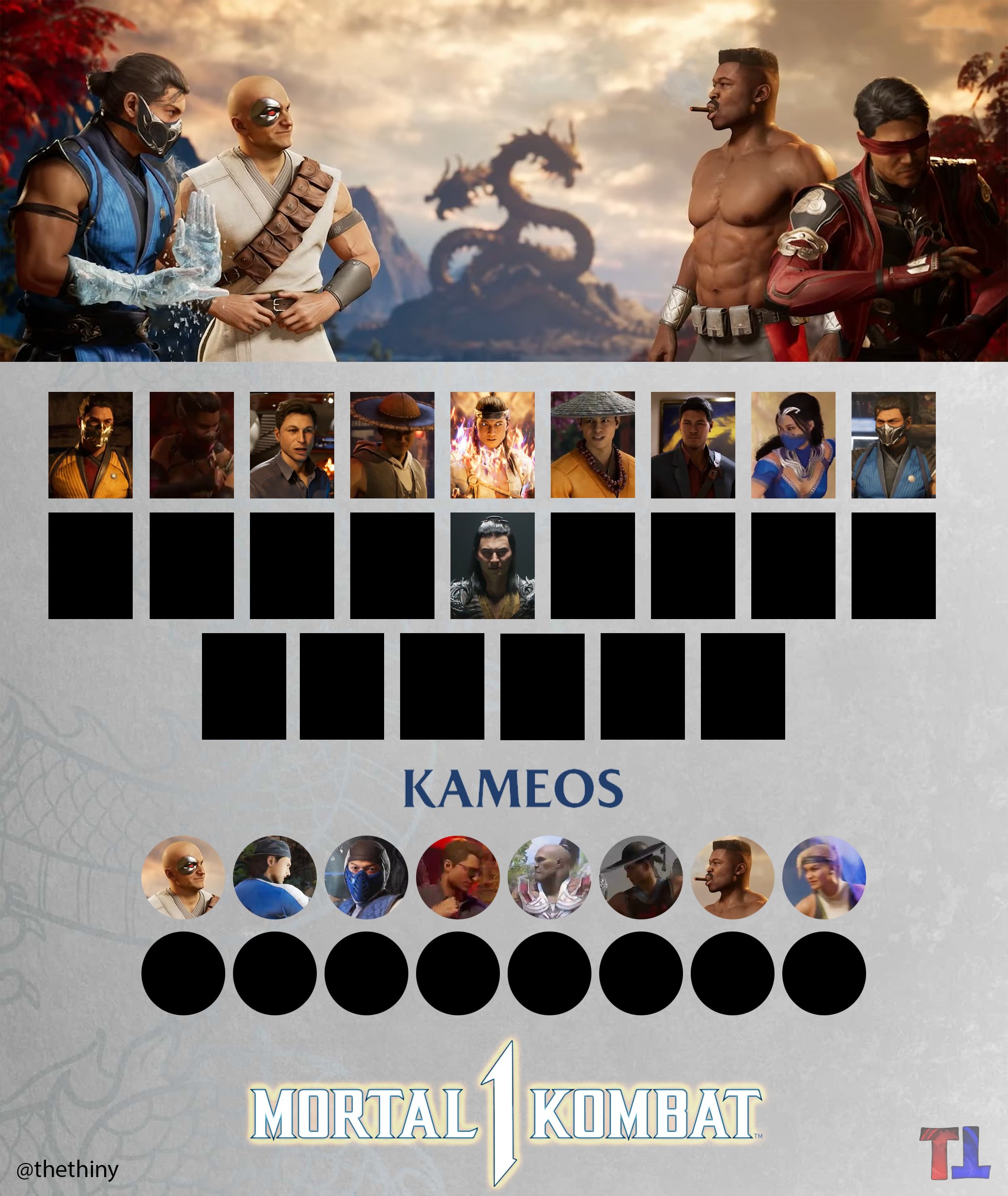 Wario64 on X: Mortal Kombat 1 - Official Kombat Pack Roster