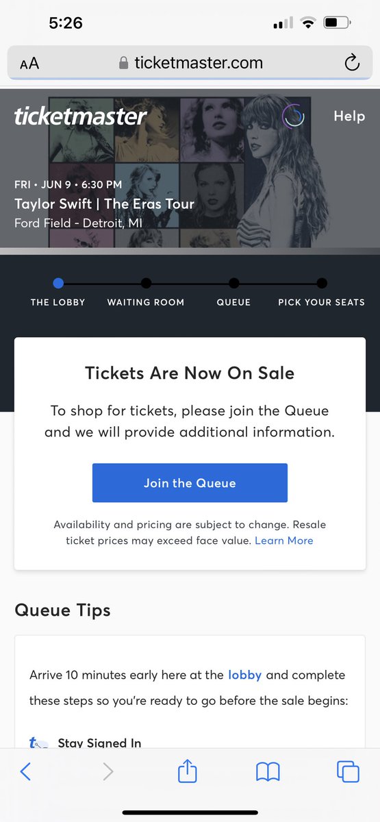 StaceyT1784148's tweet photo. @erastourticketz @Ticketmaster Looks like a little change up!!! Hopefully some of you with codes still can get tickets!!! https://t.co/bEjcAwAG8O