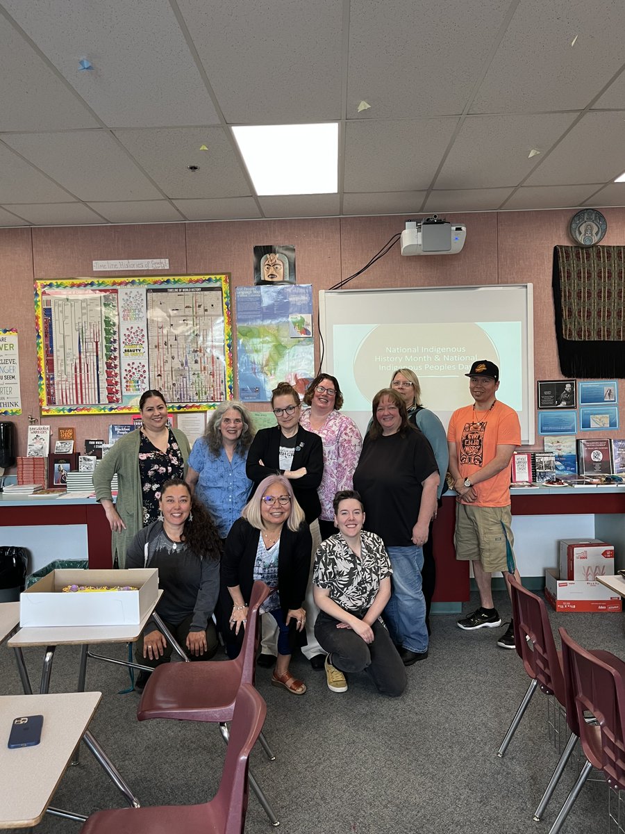 Our last meeting for the year took place for the CHSS Truth and Reconciliation Committee. Thank you to this team and to <a href="/wapsigatgyet52/">Indigenous Ed SD52</a> for supporting ongoing focused reconciliation learning at our school for staff and learners, and for strengthening our efforts each year!