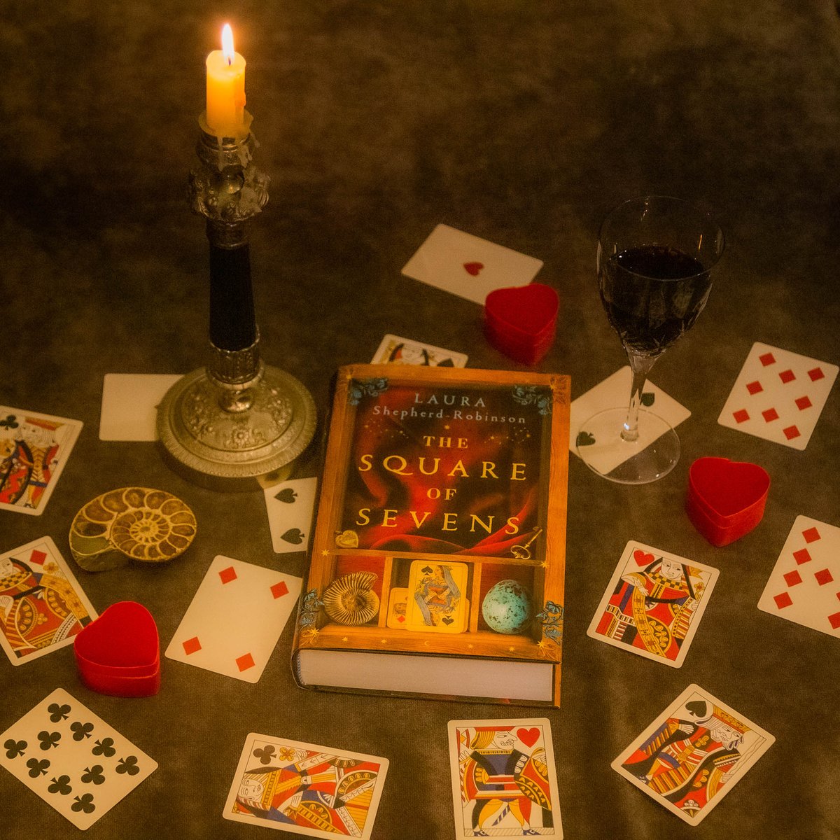 THE SQUARE OF SEVENS is out 2 weeks today! 18th century fortune-telling, a disputed inheritance, family secrets, revenge &amp; obsession. To celebrate I'm giving away a gorgeous signed hardback edition, playing cards &amp; chocolates. Follow &amp; retweet to enter #giveaway #competition #win