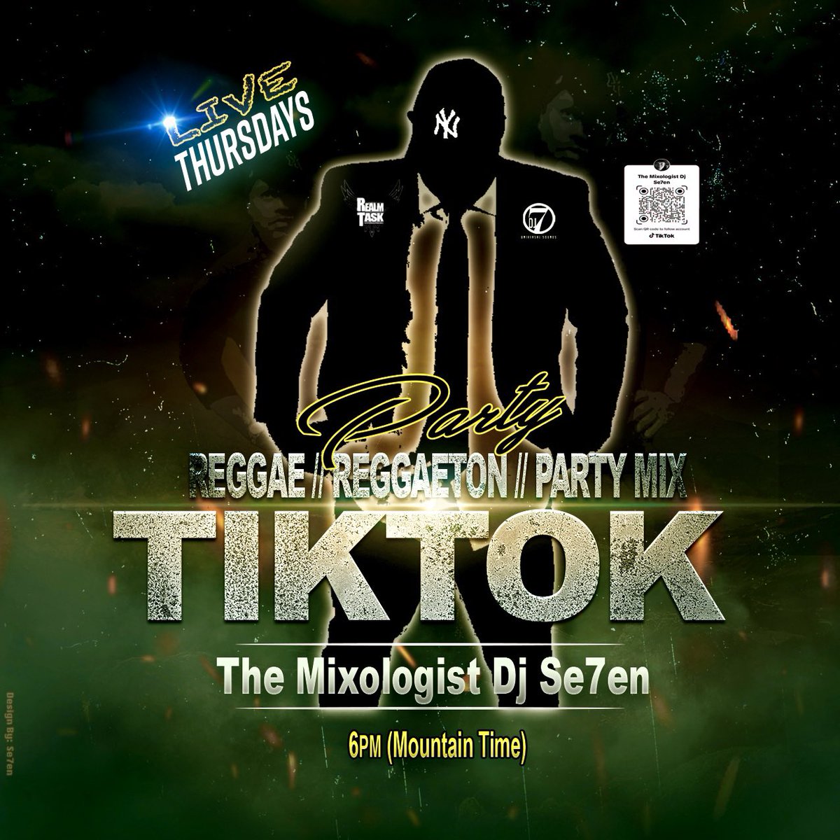 (JOIN ME #Live ON #TikTok)

(THE SHAKEDOWN #Thursday MIXSHOW)
(#Reggae vs #Reggaeton vs #PartyMix 
With #TheMixologistDjSe7en
6pm (MT) // 8pm (ET) 

Click #TikTok Link to Join/Chat
tiktok.com/@themixologist…