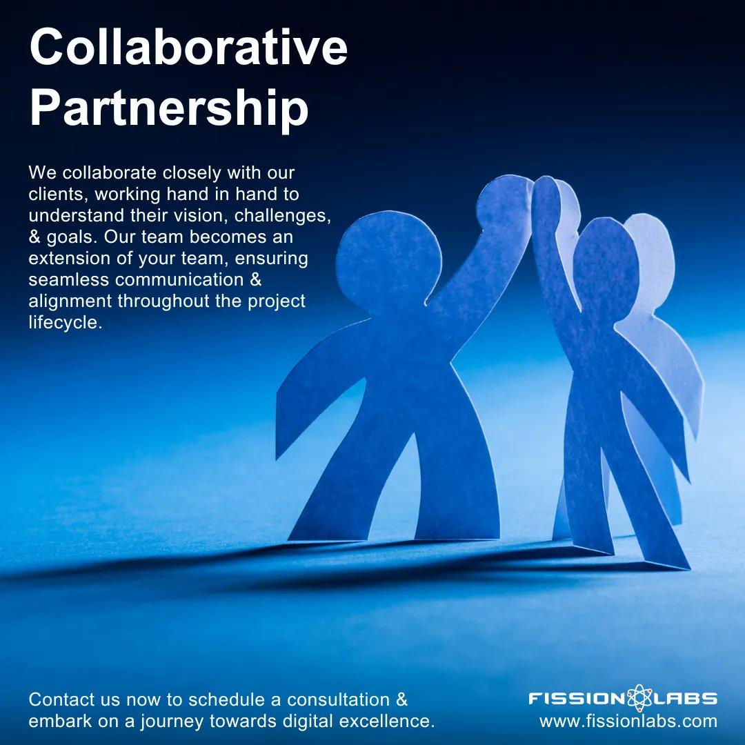 Fission_Labs's tweet image. At Fission Labs, we're not just a software development company - we're your trusted partner in turning your vision into reality.
#CollaborationGoals #ClientPartnership #InnovationUnleashed #TailorMadeSolutions #TransformingIdeas #DigitalTransformation