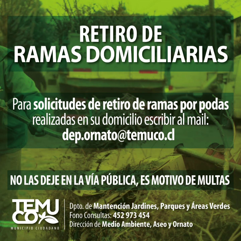 municipiotemuco's tweet photo. Atención vecinas y vecinos, información importante desde la Dirección de Aseo y Ornato.
#munitemuco #didecotemuco #aseoyornato https://t.co/sykBd9O1wT