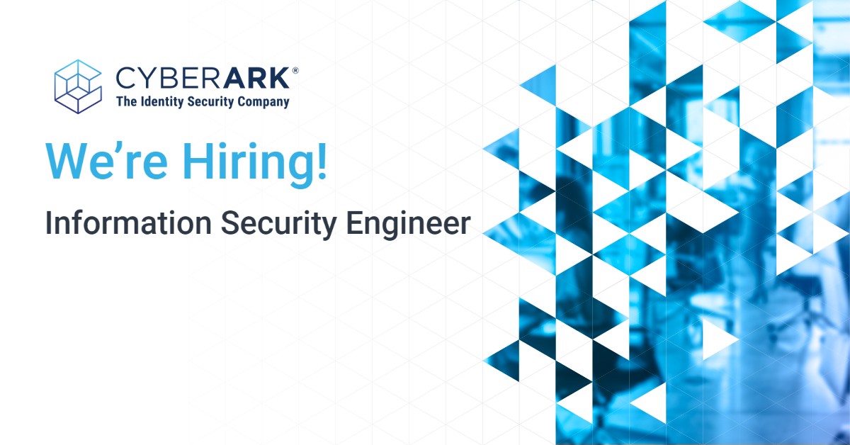 AlonRotem's tweet photo. @CyberArk is looking for an Information Security Engineer to join our IT department!

https://t.co/M8502q9Ubs https://t.co/NZK1XxlGQQ