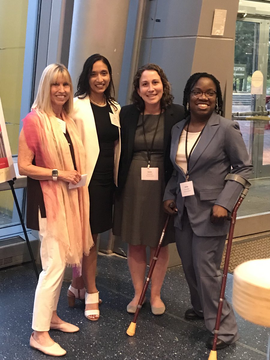 Here are Anjali Deshmukh, Lauren Roth (@RothLauren2) and Britney Wilson with Sidney Watson (@SidneyWSLU) at #HLP23