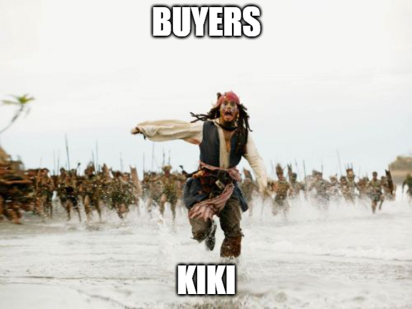 When DRC20 marketplace opens, buyers will be rushing for #Kiki like there's no tomorrow! 💨🚀 Be ready for the wave and don't forget to join our ongoing airdrop to get your Kikis for free! 🎉🎁 #Crypto #DRC20 #Airdrop #KikiToTheMoon #doge #dogi