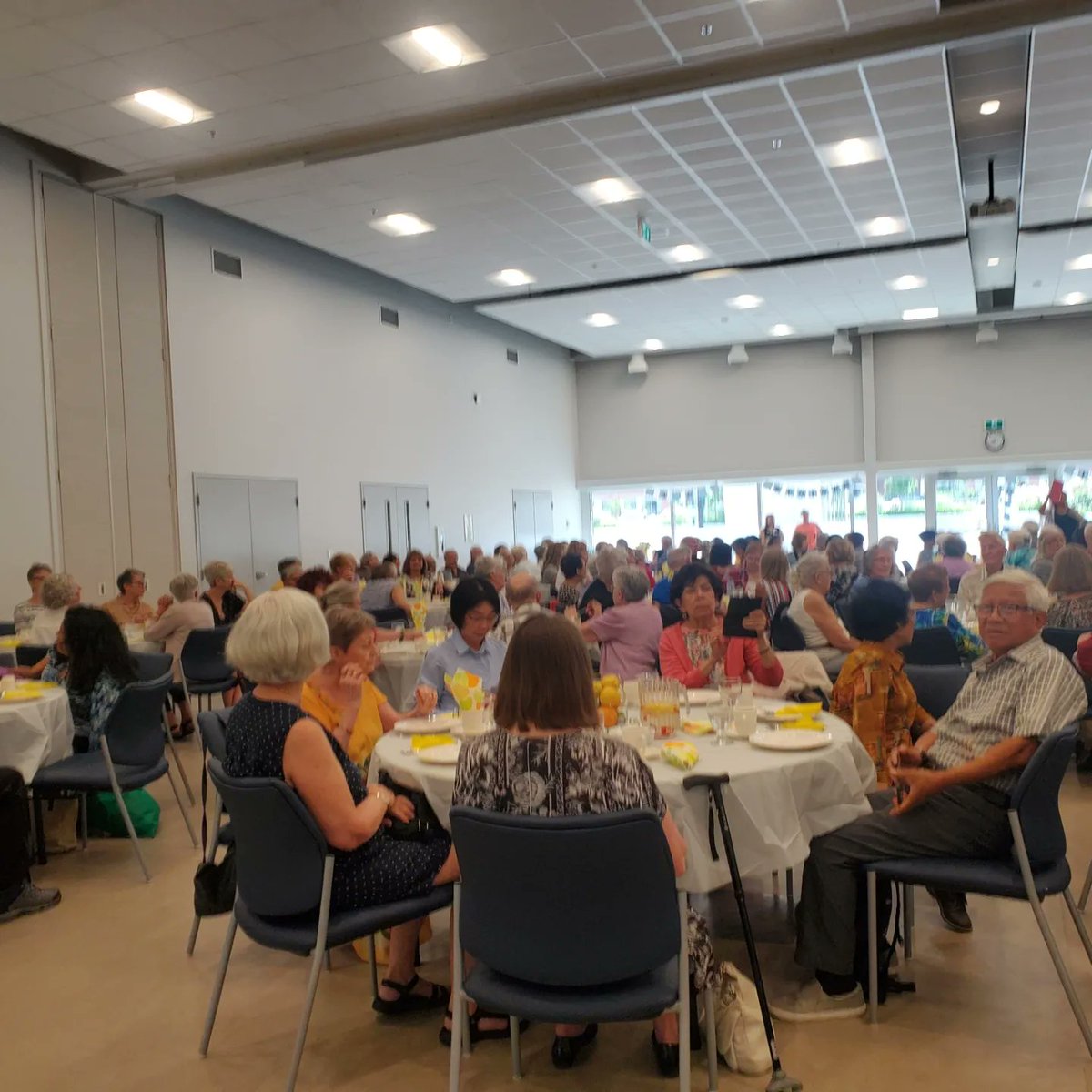 Nancy_McCurrach's tweet image. It was great to see a full house for lunch today for more  #seniorsweek celebrations! @PoCoGlenn @stevedarling myself along with @CityofPoCo+ Astoria Staff enjoyed serving lunch! Mayor @BradWestPoCo gave opening remarks! We are grateful for all our Seniors contributions!