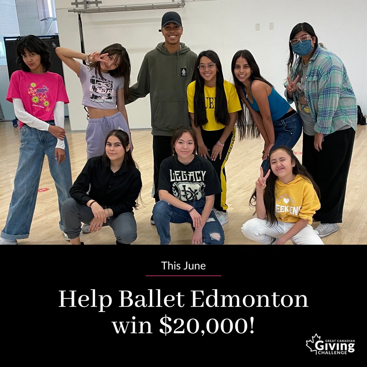 Every dollar donated to Ballet Edmonton through CanadaHelps by June 30th gives us a chance to win the grand prize of $20,000! Donate here: bit.ly/3CkyDt9
#givingchallengeca
