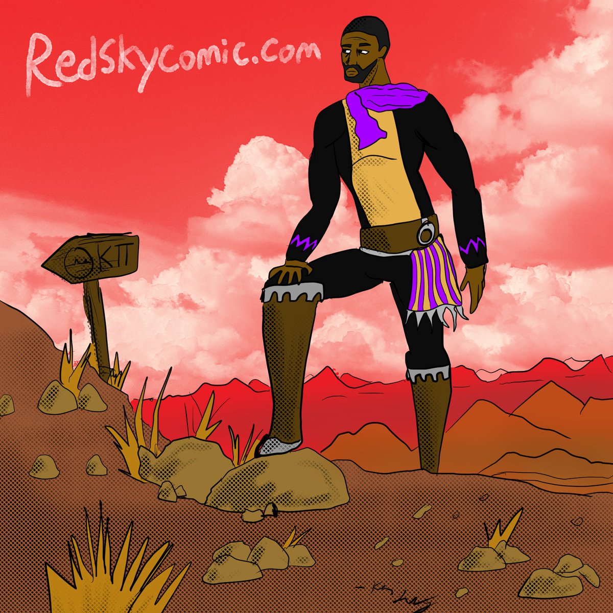 "After spending some time in the capital I realize that I can still make a difference. Just as my ancestors had done. I have to believe in that."

#Legacy #Belief #drip #stylish #art #comics #RedSky #collage