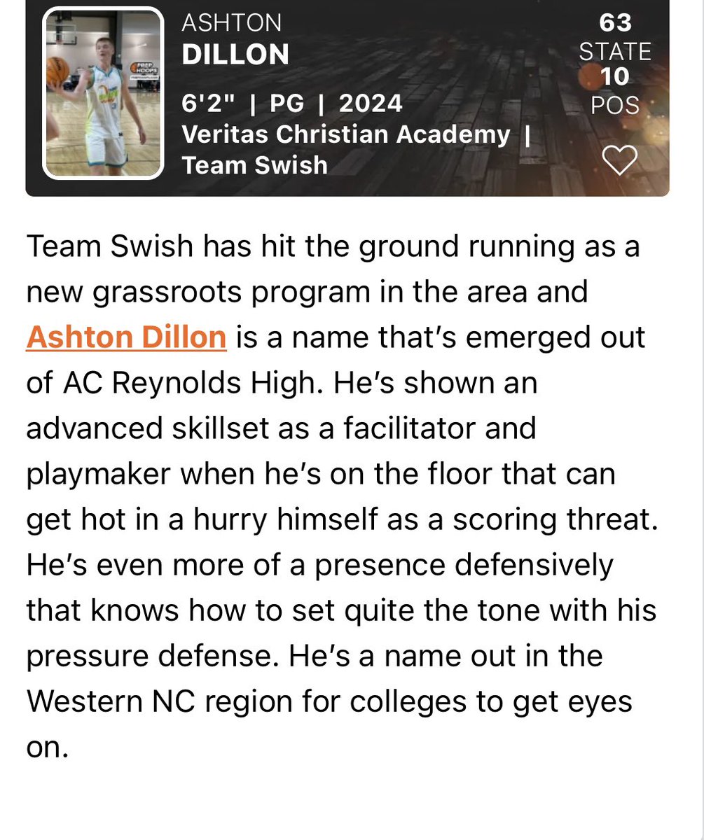 Coaches, you can catch Ashton in Atlanta in July playing in the Best of the South live tournament!