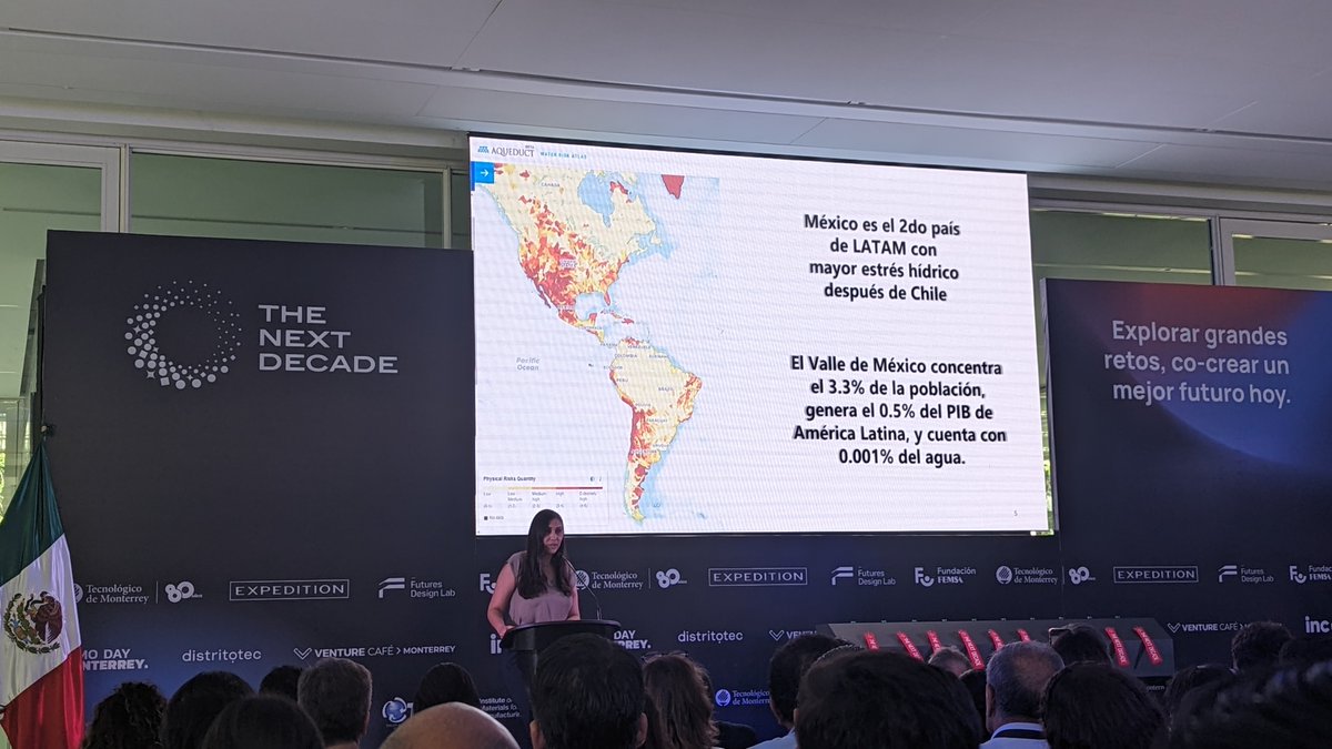 david_garza's tweet photo. Arrancamos The Next Decade: Water Disruption,  experiencia inmersiva de emprendimiento que da vida a Polo de Innovación @DistritoTec. Lanzamos Futures Design Lab en MTY, GDL, CCM y QRO para guiar co-creación de futuros deseables, las alternativas para hacerlos posibles e innovar. https://t.co/9lc4J2SPgC