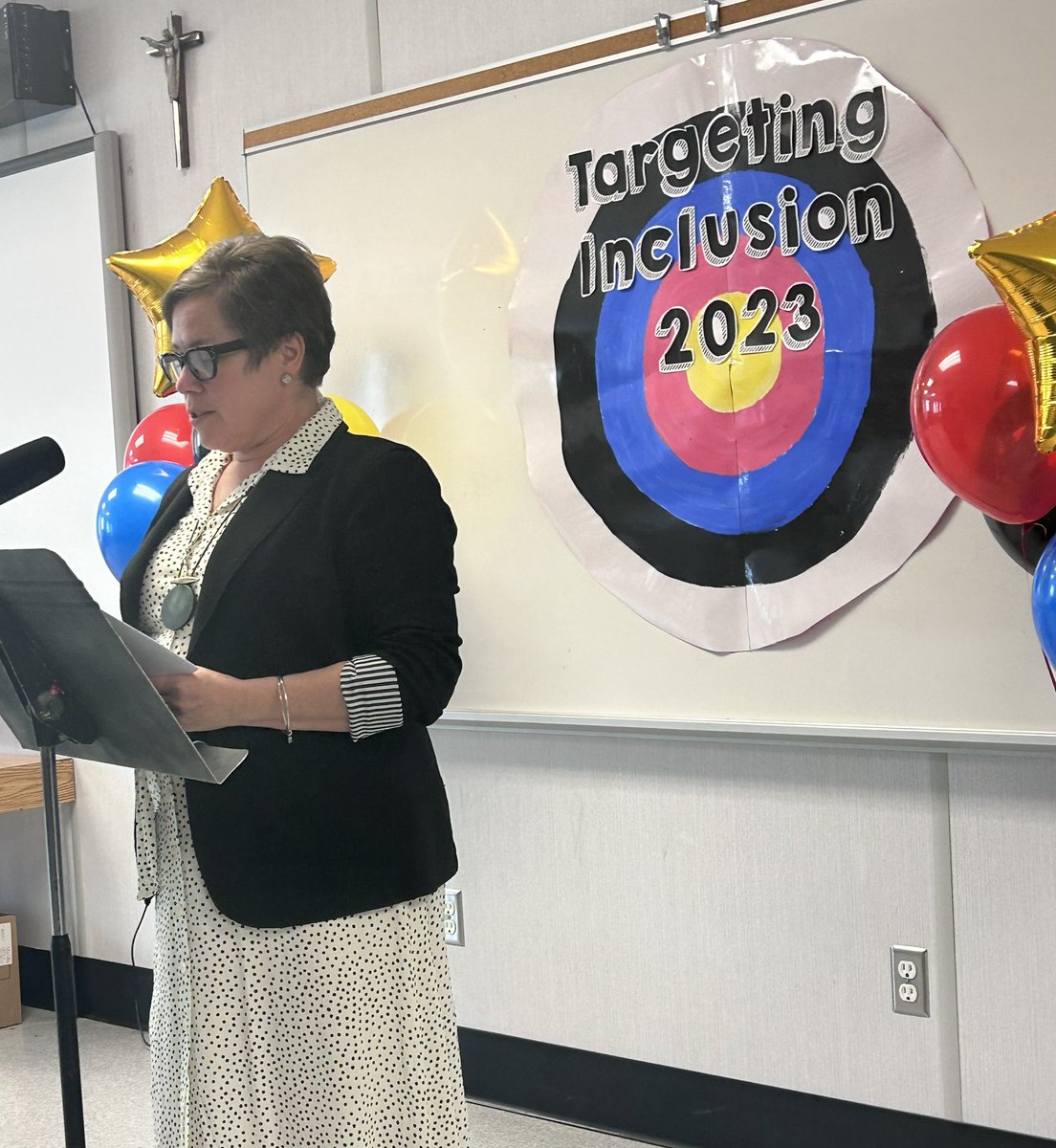 Wonderful afternoon showcasing the successes of our students in special classrooms in <a href="/RCSD_No81/">YQR Catholic Schools</a> &amp; all the truly inclusive teachers &amp; peers at the Targeting Inclusion Awards. Great job @rolanderocket #ChoosetoInclude