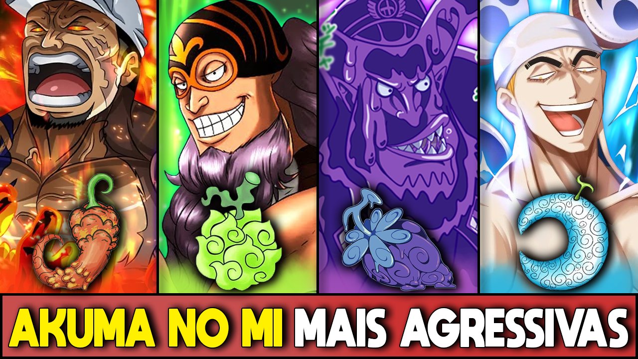 One Piece - Todas as 10 Akuma no Mi despertadas da história até