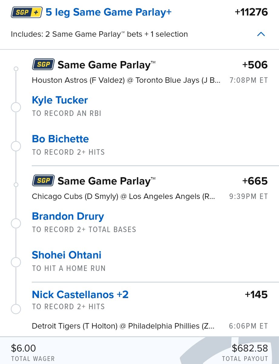 🚨 Thursday night MLB ⚾️ 🚨 
Pitchers & hitters. A couple more for the night slate. Play ur faves solo, make ur own or tail. Be responsible about it.
#gamblingtwitter #mlbbets #mlbparlay #baseballparlay #fanduel #hitterprops #pitcherprops #samegameparlay #phillybetbros