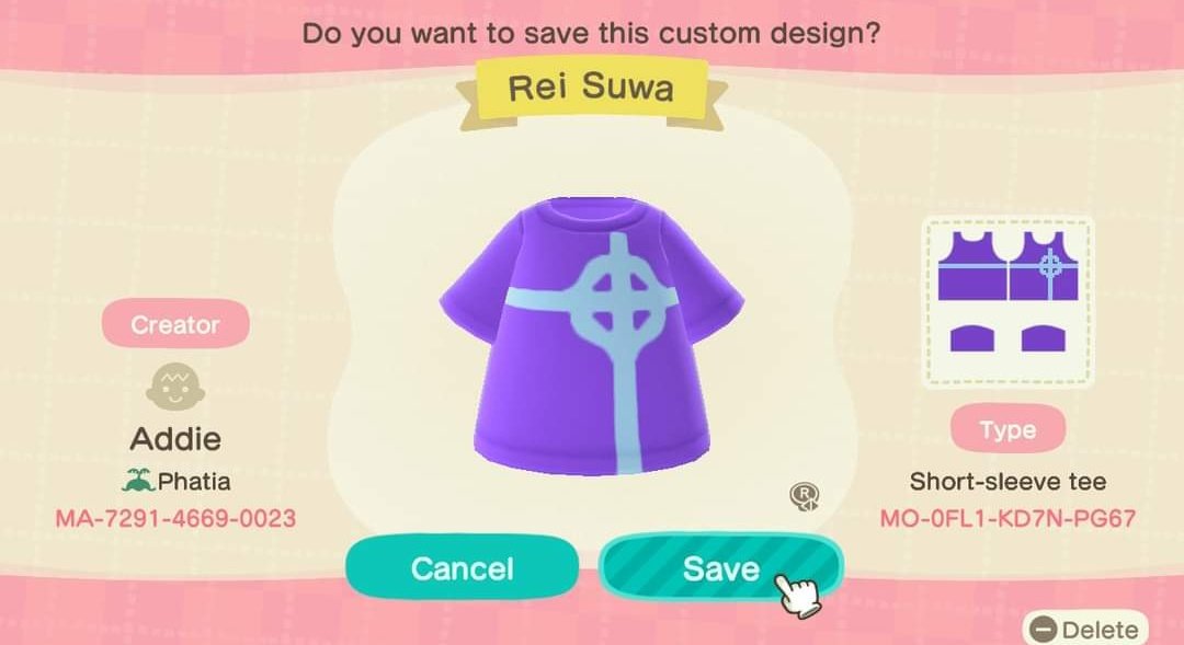 Lerishain's tweet photo. For those who still play ACNH I did this thing a VEEEEERRRYY WHIIIILE ago but posted it on Tumblr. So here you go, to find it here. Also add me on switch if you want  5025-3846-6899 (Jannie)

**Bonus in the comments**

#buddydaddies https://t.co/N4X9JGwaAT